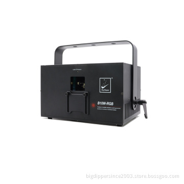 Big Dipper New Arrival 10W Laser With 30K PPS Scanner and DMX/ Auto/ Sound/ DMX/ ILDA / PC contro for project